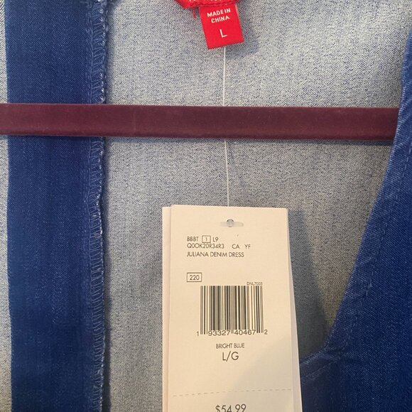 Juliana Denim Dress in Bright Blue - Picture 3 of 6